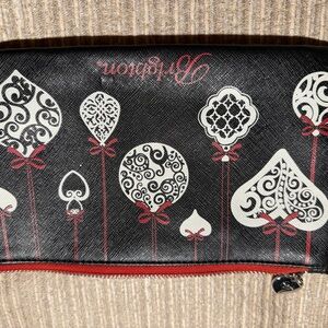 Brighton Black and White Patterned Cosmetic Bag